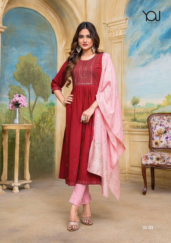 Sheen Naira Vol 2 By Wanna 301 To 305 Readymade Suits Wholesale Price In Surat
